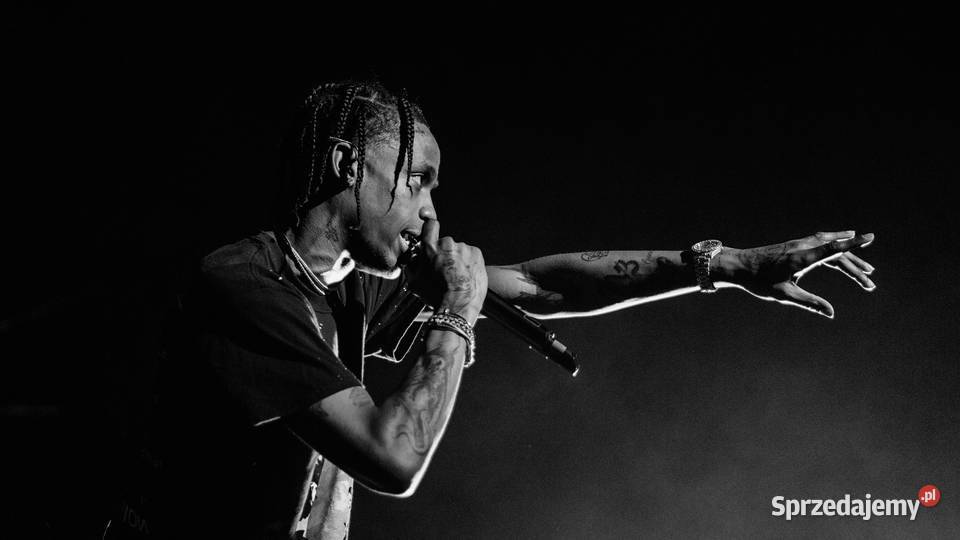 Plakat Travis Scott 200x100 łódzkie Tomaszów Mazowiecki