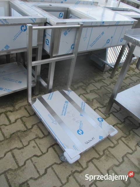 Wózek Platformowy Ze Stali Nierdzewnej Gastronomia Biznes i Przemysł