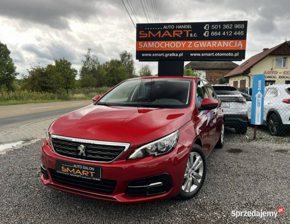 Peugeot 308 Ledy Navi Kamera 360 Serwisowany T9 nawigacja 308 śląskie Rydułtowy