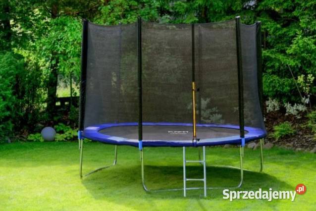 TRAMPOLINA OGRODOWA 252 Z SIATKĄ DRABINKA FUNFIT Łęczyca