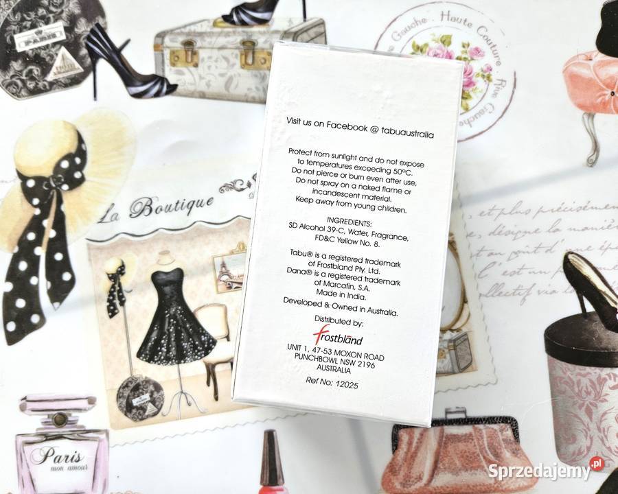 Dana Tabu spray cologne 100 ml unikat Warszawa sprzedam