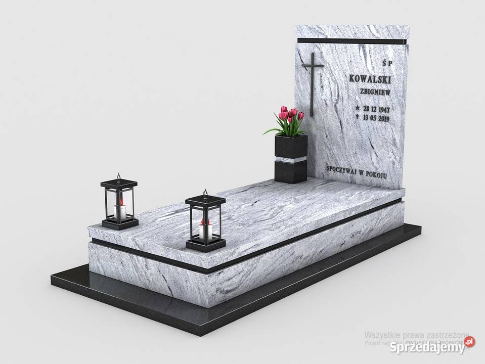 Nowoczesne nagrobki województwo opolskie Kędzierzyn-Koźle