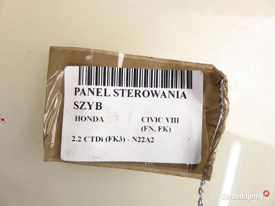 PANEL SZYB HONDA CIVIC VIII FN FK