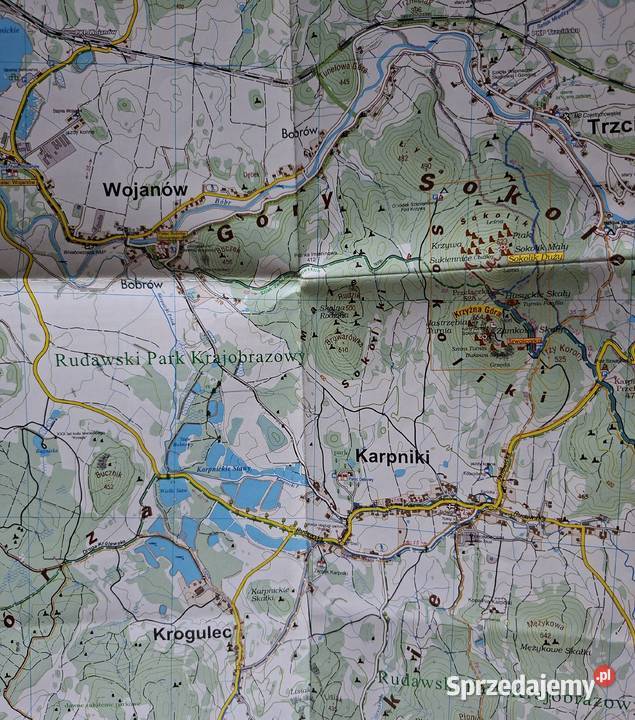 Rudawy Janowickie 125 000 mapa turystyczna Kraków