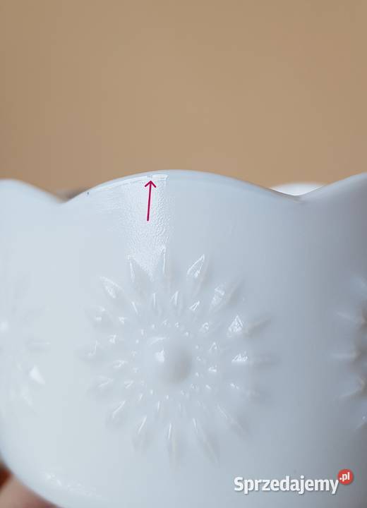 2 x pucharek Stokrotki lattimo Ząbkowice Dąbrowa Górnicza