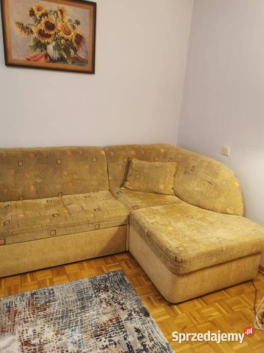 Narożnik z funkcją spania i chowania pościeli z 40cm Wrocław