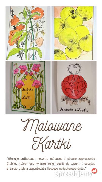 Zaproszenia i Życzenia Ślubne Okolicznościowe Gdańsk