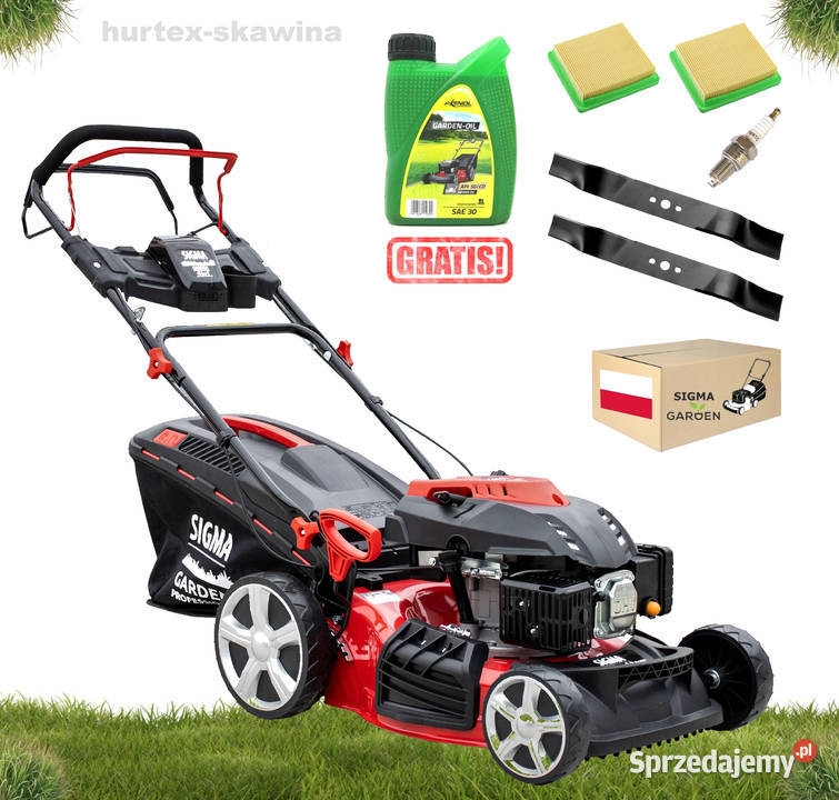 Kosiarka spalinowa z koszem napędem Sigma Garden Skawina sprzedam