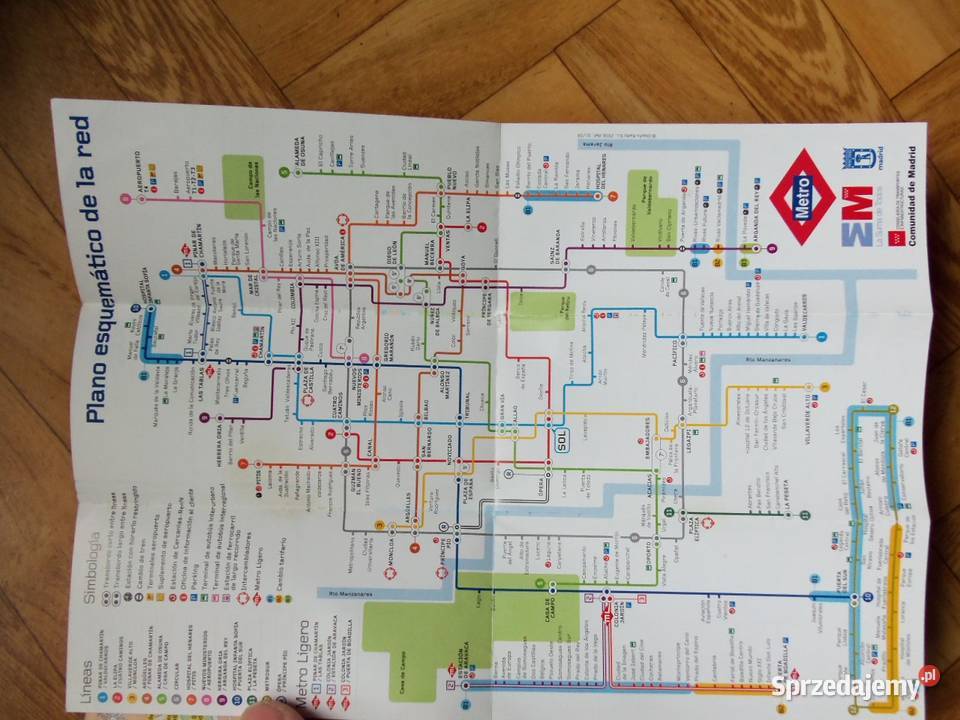 Madryt przewodnik plan miasta Głuchołazy