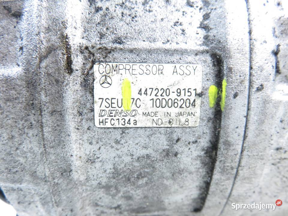 KOMPRESOR KLIMATYZACJI MERCEDES W220 S 400 CDI Kompresory klimatyzacji
