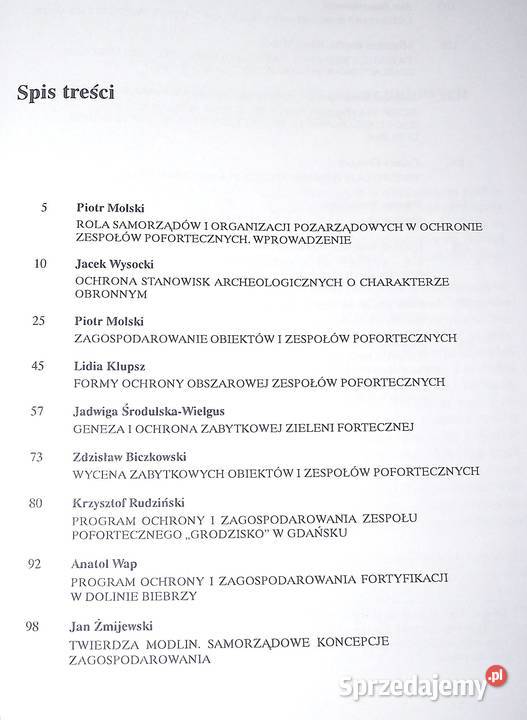 S Fortyfikacja tom 8 Lokalne programy ochrony Warszawa sprzedam