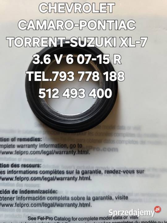USZCZELNIACZ WYLOTOWY TERMOSTATU CHEVROLET Kawnice