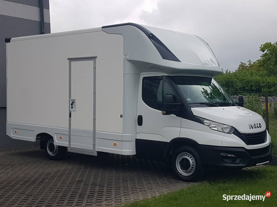 Iveco Daily KONTENER NISKOPODŁOGOWY 443x223x242 klimatyzacja Poręba