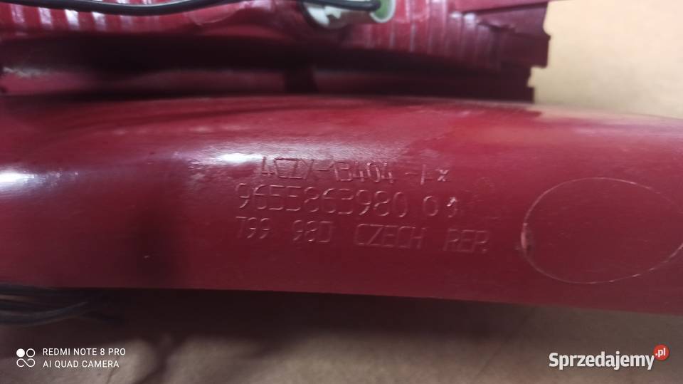 Citron C4 5D lampa tył lewa prawa Namysłów