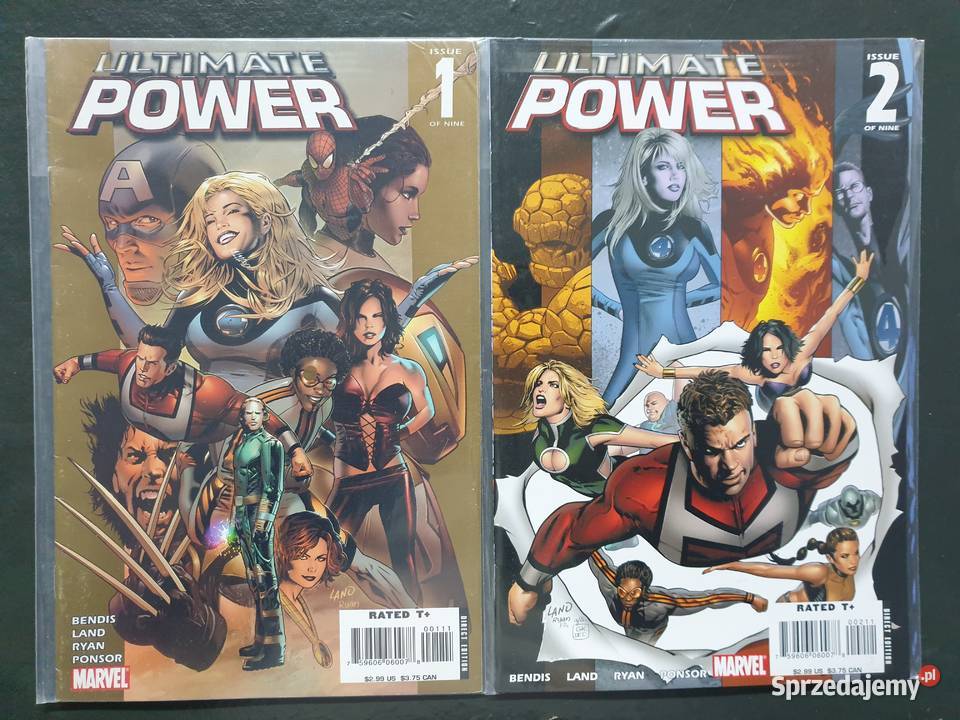 Ultimate 9 oryginalnych komiksów Marvel USA Gdynia sprzedam
