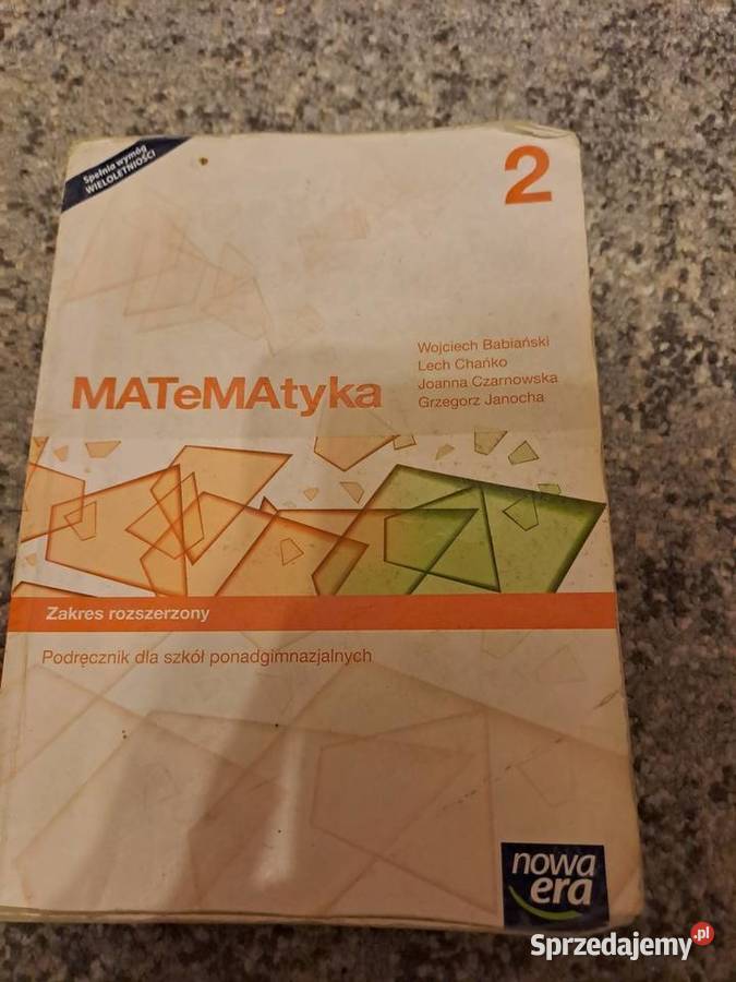 Matematyka 2 Nowa era miękka z obwolutą Książki i Podręczniki Wrocław