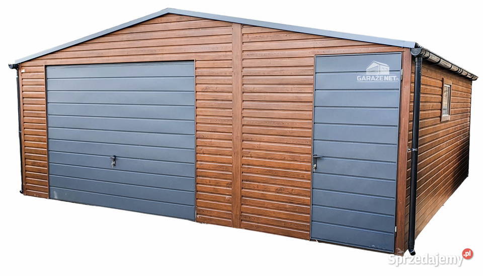 GARAŻ BLASZANY 6m x 58m DWUSPAD BRAMA DRZWI OKNO małopolskie Łapanów sprzedam