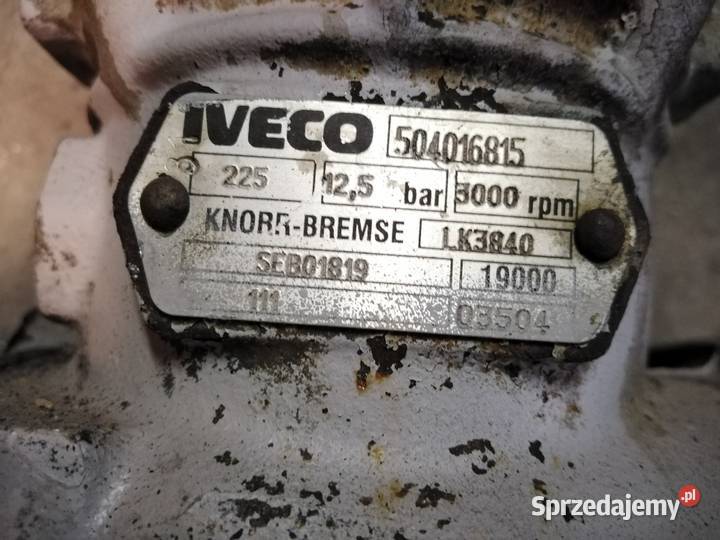 SPRĘŻARKA POWIETRZA IVECO EUROCARGO LK3840 Mojusz sprzedam