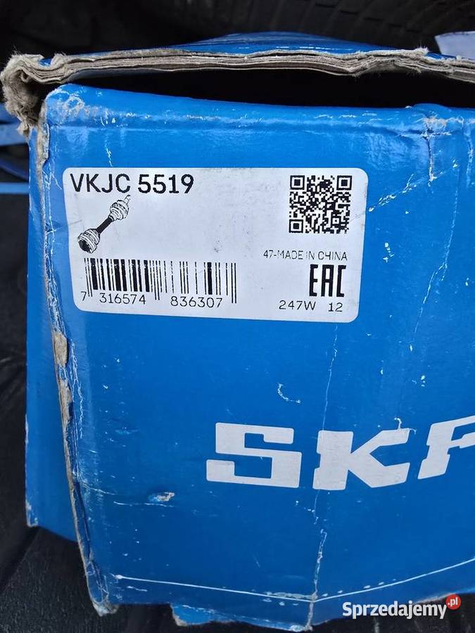 Półoś napędowa do Audi Vw Seat VKJC 5519 Nowa Rok produkcji 2007 Starcza sprzedam