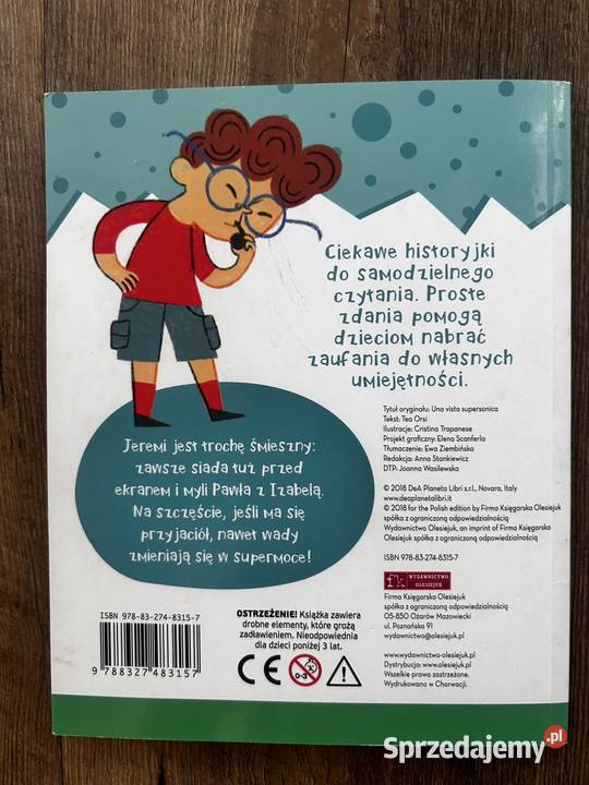 Naddźwiękowy wzrok czytam sam książeczka do Wyszków