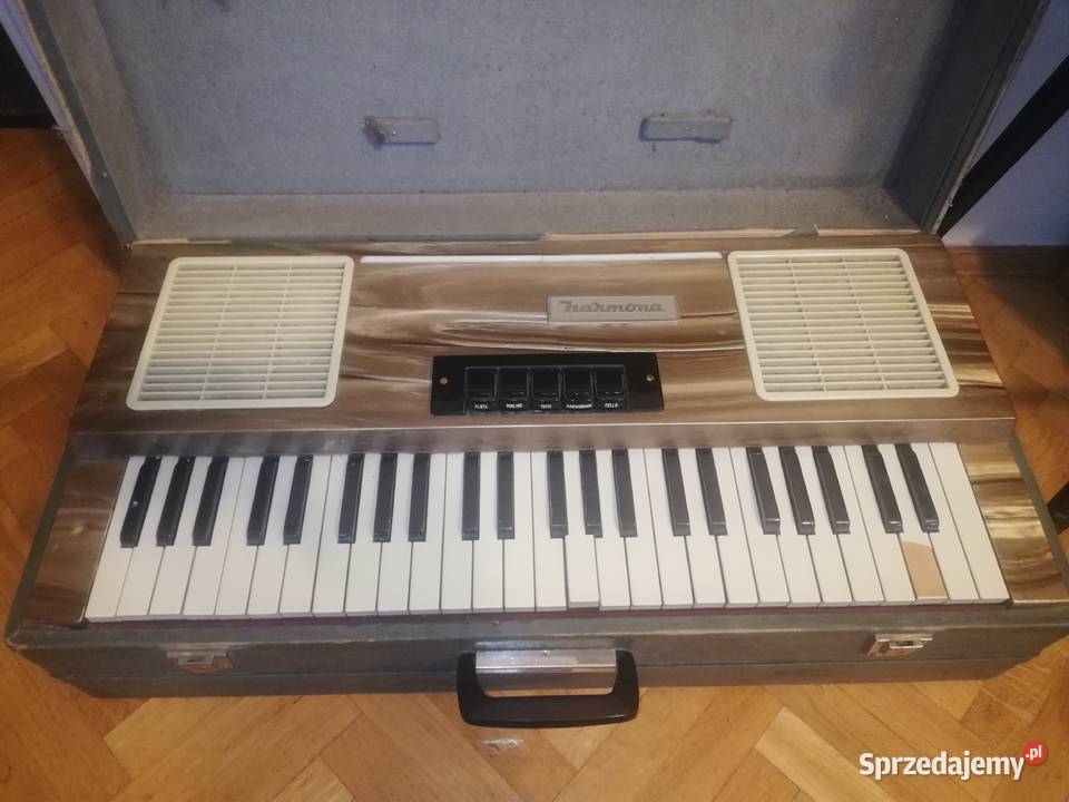 Stare pianino elektryczne Harmona