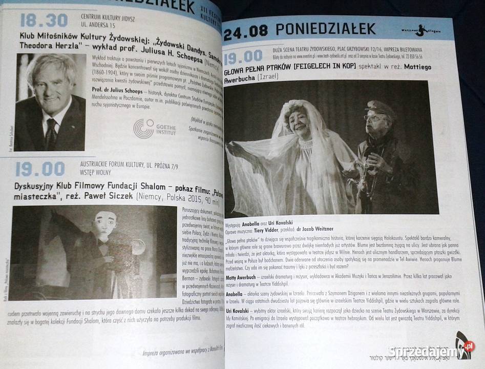 Warszawa Singera 12 Festiwal Kultury Żydowskiej Chełm