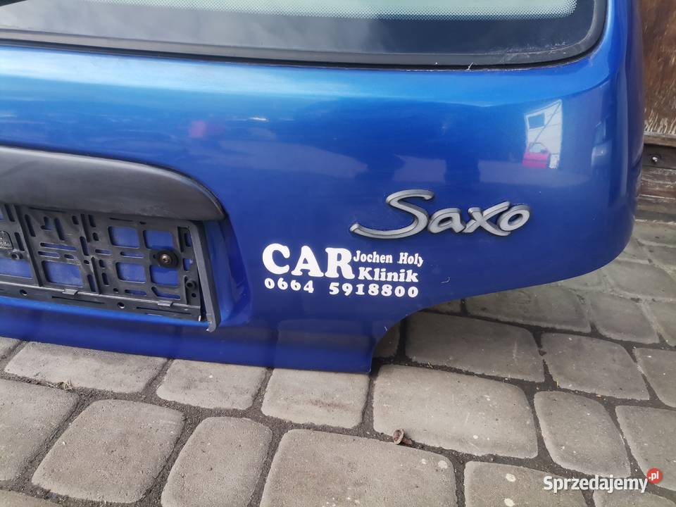 CITROEN SAXO TYLNA KLAPA BAGAŻNIKA KMHC