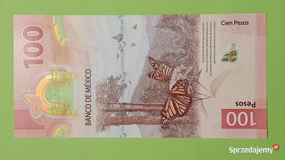 MEKSYK 100 PESOS BANKNOT ROKU 2020 UNC Lębork