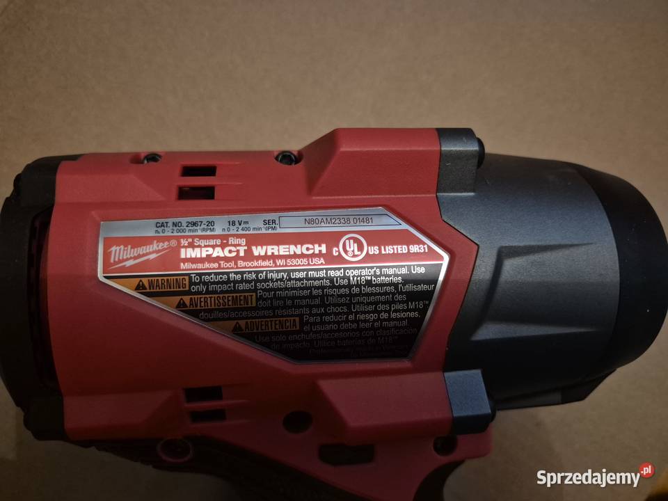 Sprzedam klucz Milwaukee Zakrętarki i klucze udarowe
