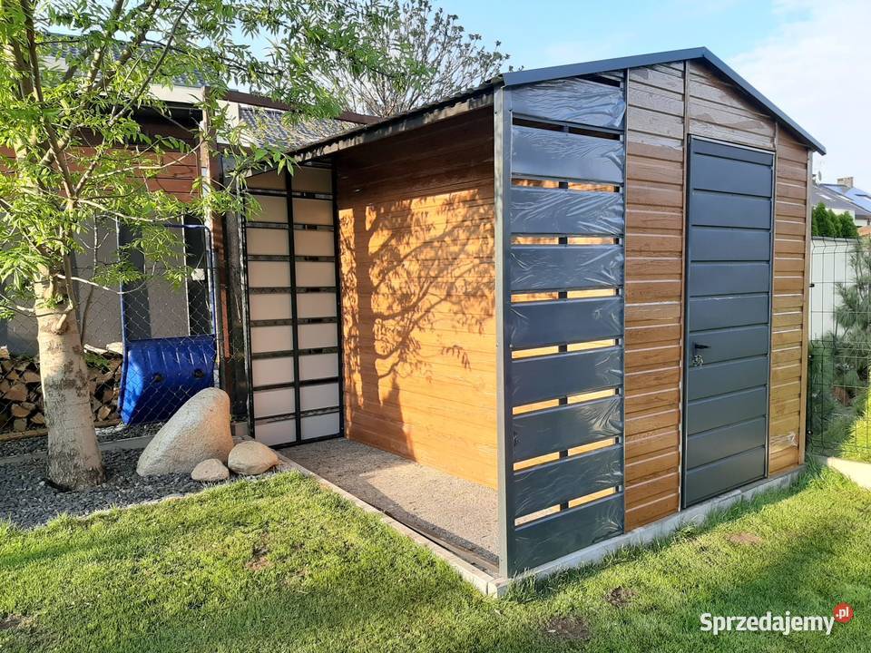 Mały Schowek Narzędziowy Garaż na drewno z małopolskie Tarnów