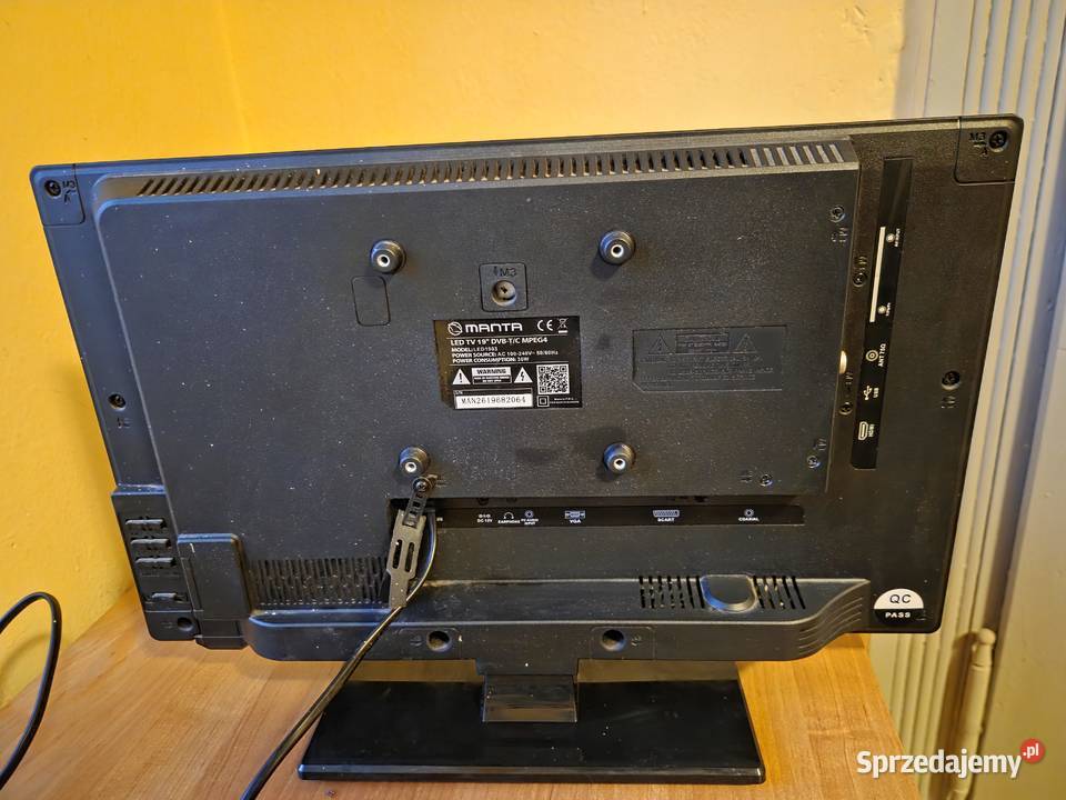 Telewizor Manta LED TV 19 DVBTC MPEG4 19cale Wrocław