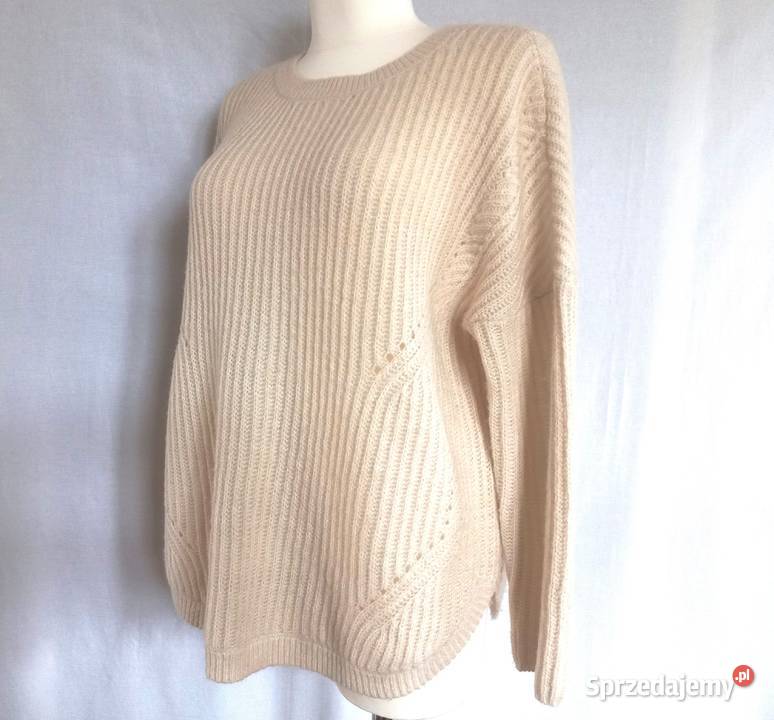 SWETER damski Kremowy r 42 Only NOWY długi Białystok