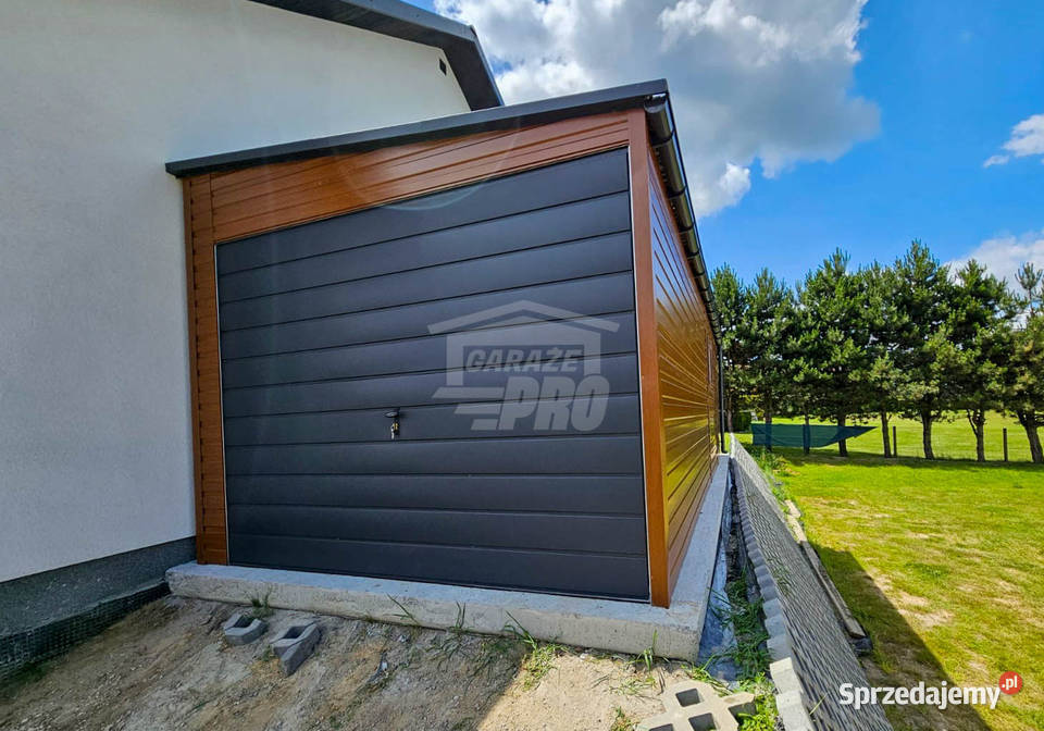 Garaż blaszany 3x6 wiata 15m Brama drzwi okno Cieszyn sprzedam