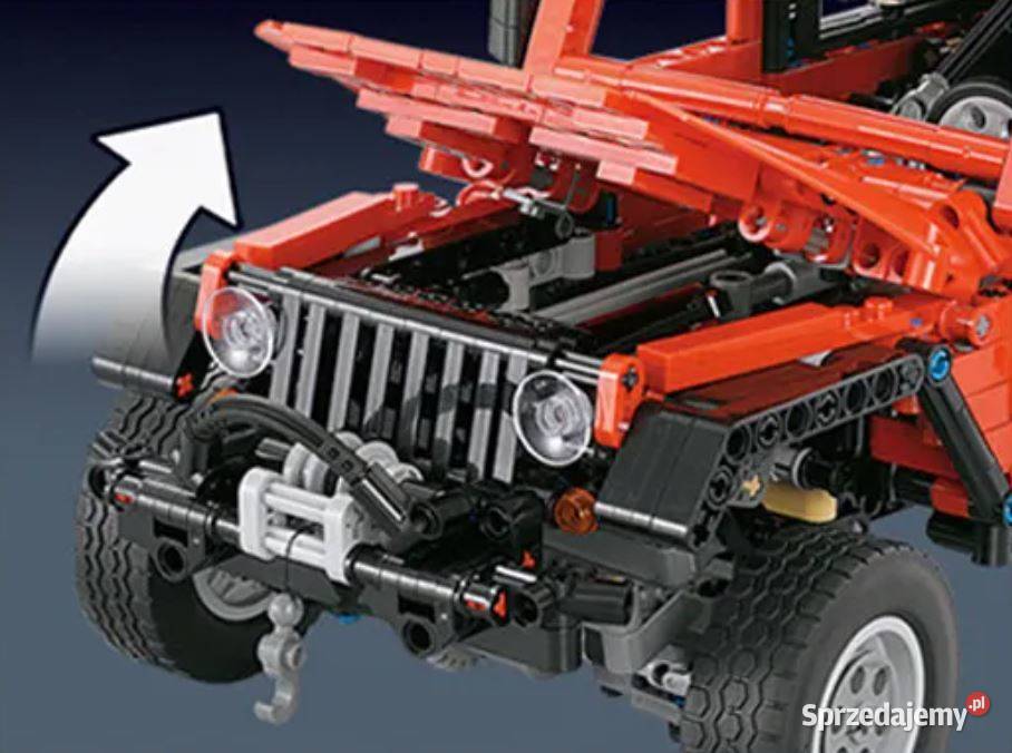 Klocki JEEP WRANGLER RUBICON 1287klocków wielkopolskie Pobiedziska