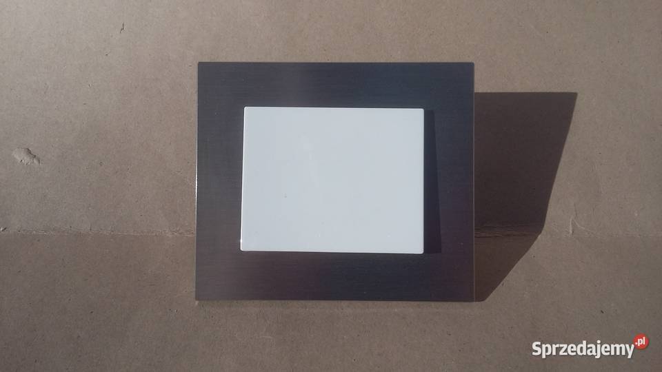 Włącznik łącznik światła METALOWY StalBiały Warszawa