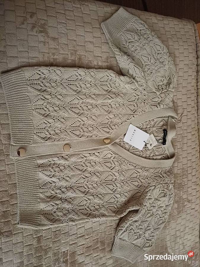 Sweter damski ażurowy Bez wzoru