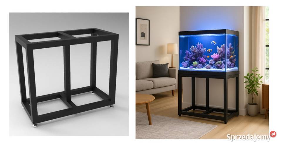 Stelaż stalowy pod akwarium mocny Dowolne Jeżowe