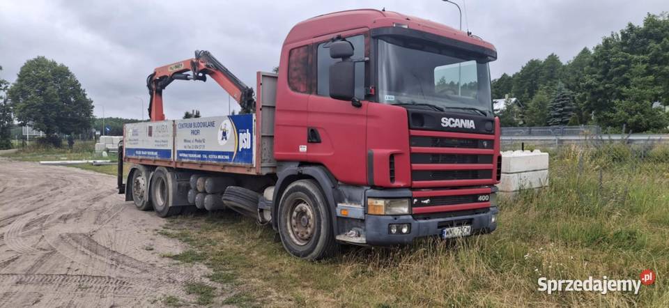 Scania 124 380 HDS palfinger pk9501 Wielbark sprzedam