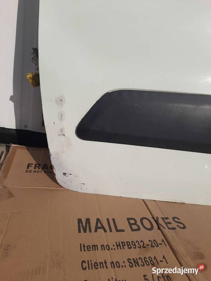 BERLINGO II 20082018 PARTNER DRZWI LEWE PRZEDNIE Rok produkcji 2012