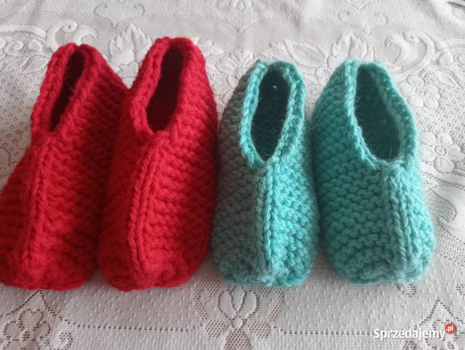 2 pary kapci z wełną 3842 kolorowy Pozostałe Złotów