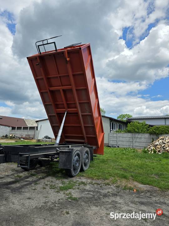 Przyczepa tandem wywrotka nieuszkodzony Wieluń