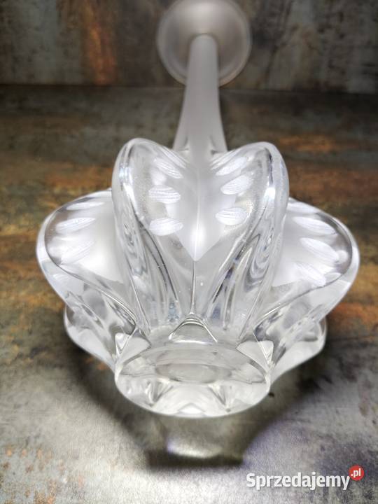 Kryształowy Wazon Soliflore LALIQUE Claude Kalisz