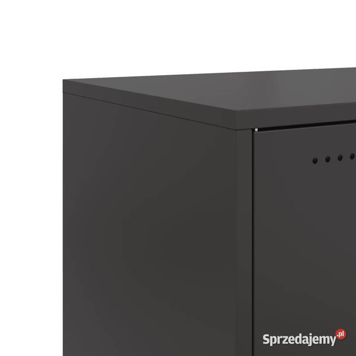 Szafka nocna czarna 36x39x78 stal WM846578 sprzedam