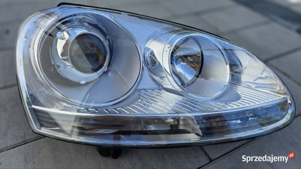 Reflektory VW Golf 5 V Jetta 5 V soczewka BI LED