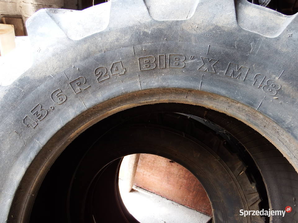 Opony do ciągnika MICHELIN 136 R x 24 BIB X M18 Opony rolnicze