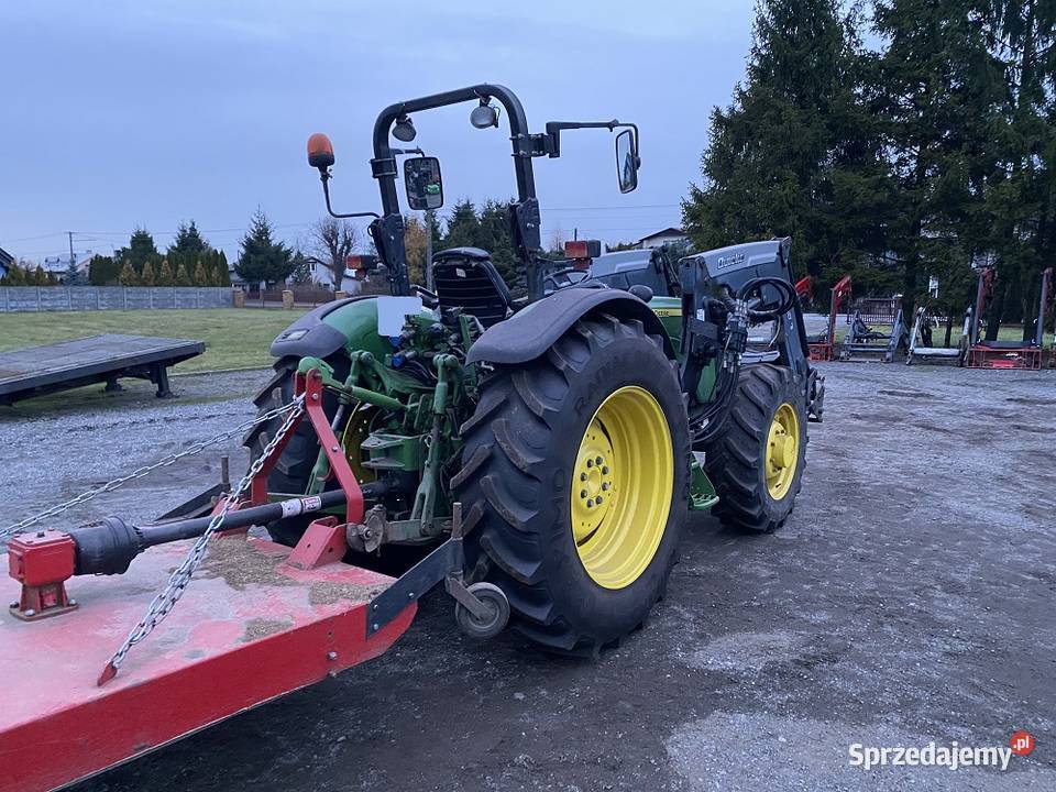 John Deere 5085M ładowacz QUICKE oborak 2012r Biała