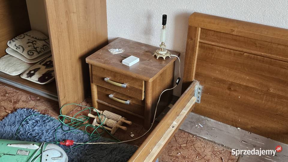 Łoże łóżko małżeńskie 205x160 bez materaca Szczecin sprzedam