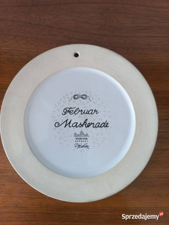 Medalion porcelanowy Luty Karnawał Rosenthal Toruń