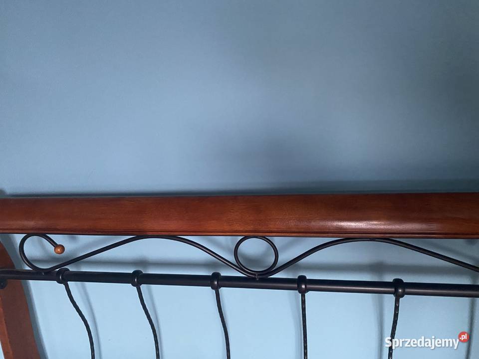 Rama łóżka Signal metalowa czereśnia antyczna małopolskie Skawina