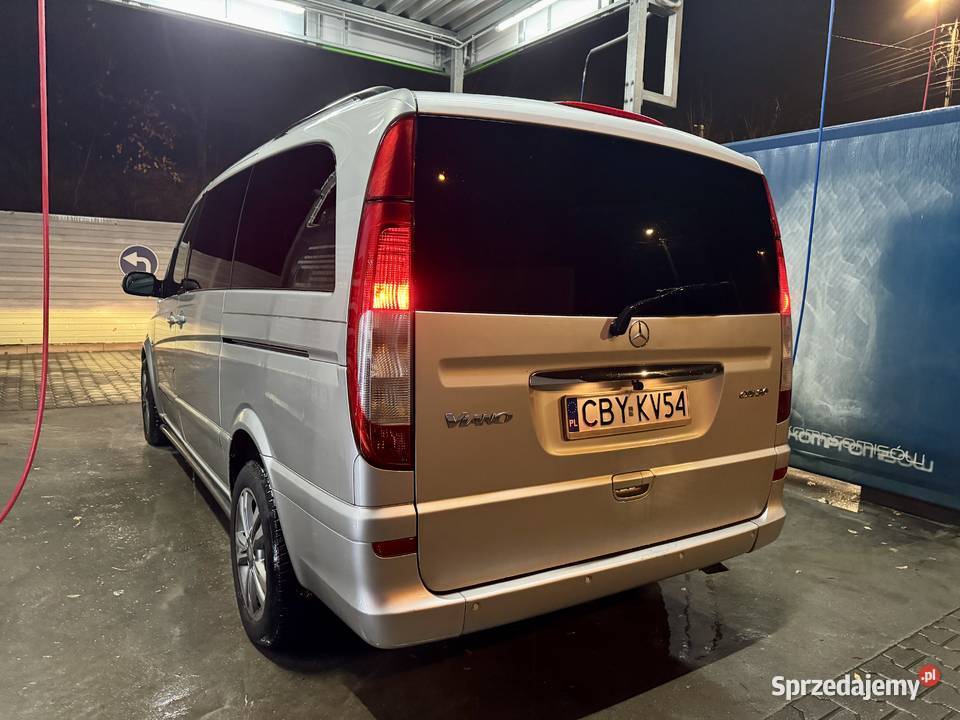 Mercedes Viano 30 v6 Ambiente skóry salon DVD Pruszków